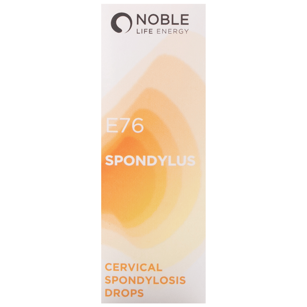 Noble Life Energy E76 Spondylus Cervical Spondylosis Drop bottle of 30 ml Drop