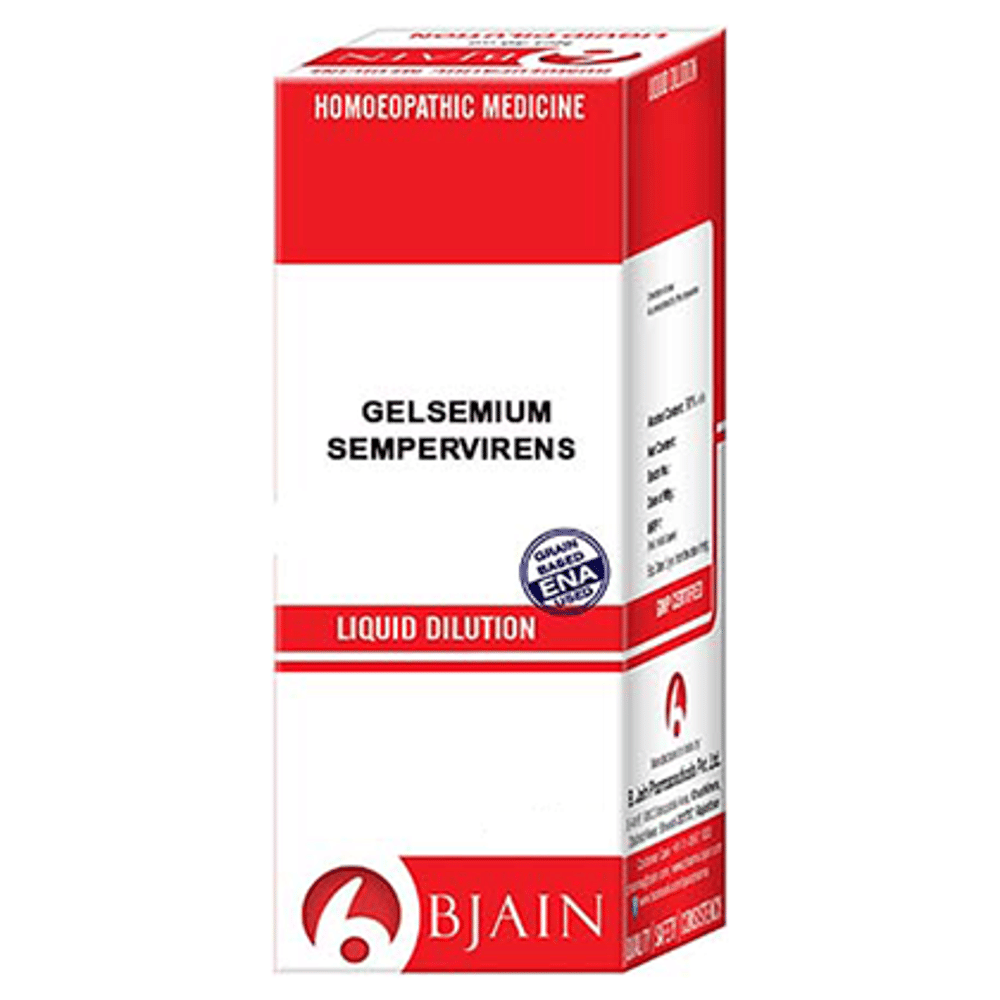 Bjain Gelsemium Sempervirens Dilution 10M CH bottle of 30 ml Dilution