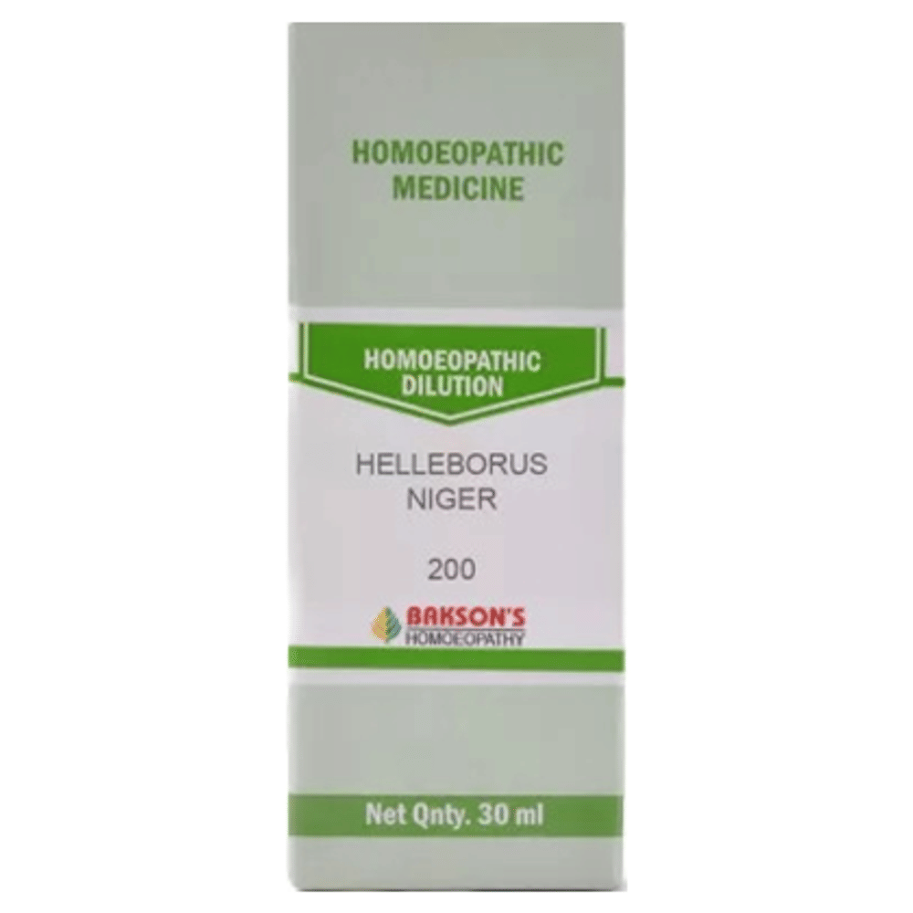 Bakson's Homeopathy Helleborus Niger Dilution 200 bottle of 30 ml Dilution