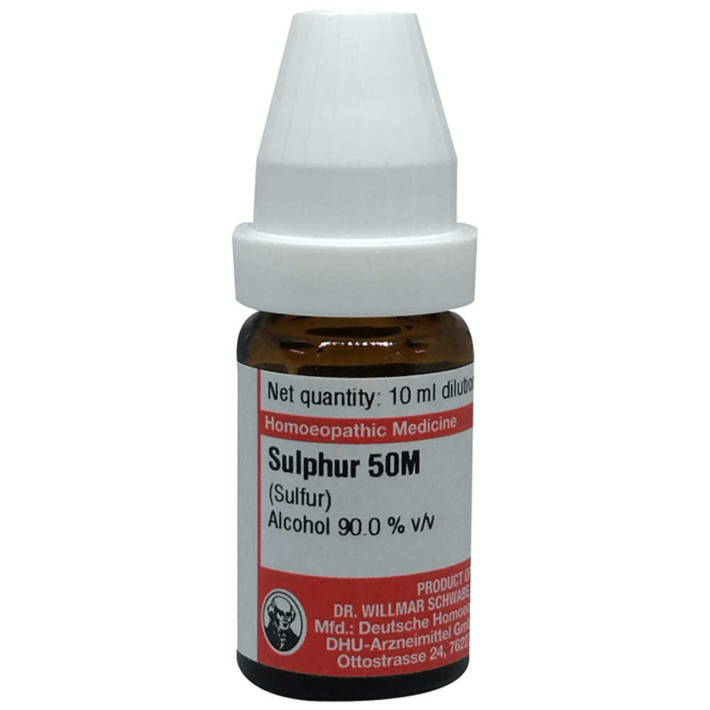 Dr Willmar Schwabe Germany Sulphur Dilution 50M bottle of 10 ml Dilution