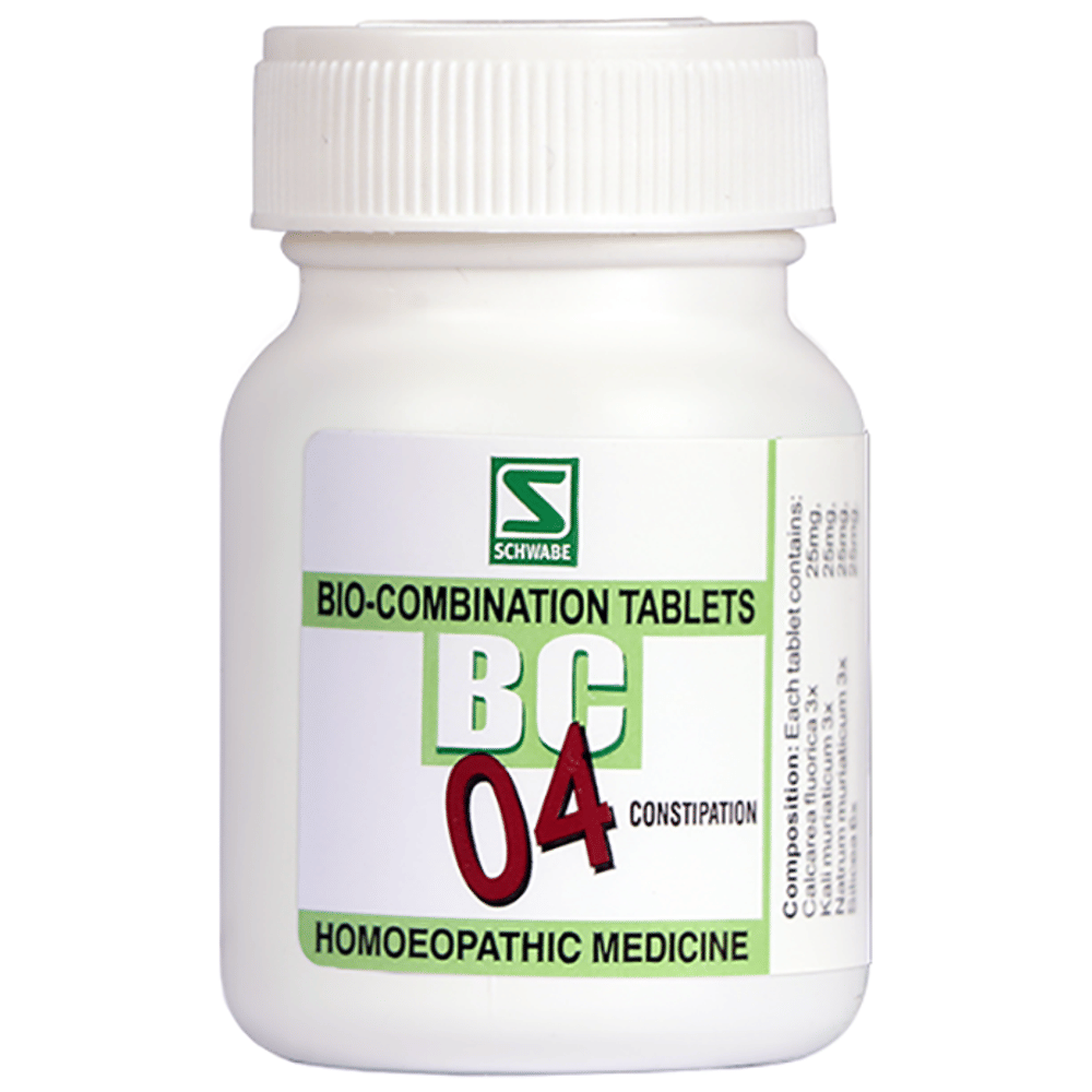 Dr Willmar Schwabe India Bio-Combination 04 (BC 04) Tablet bottle of 20 gm Biocombination Tablet