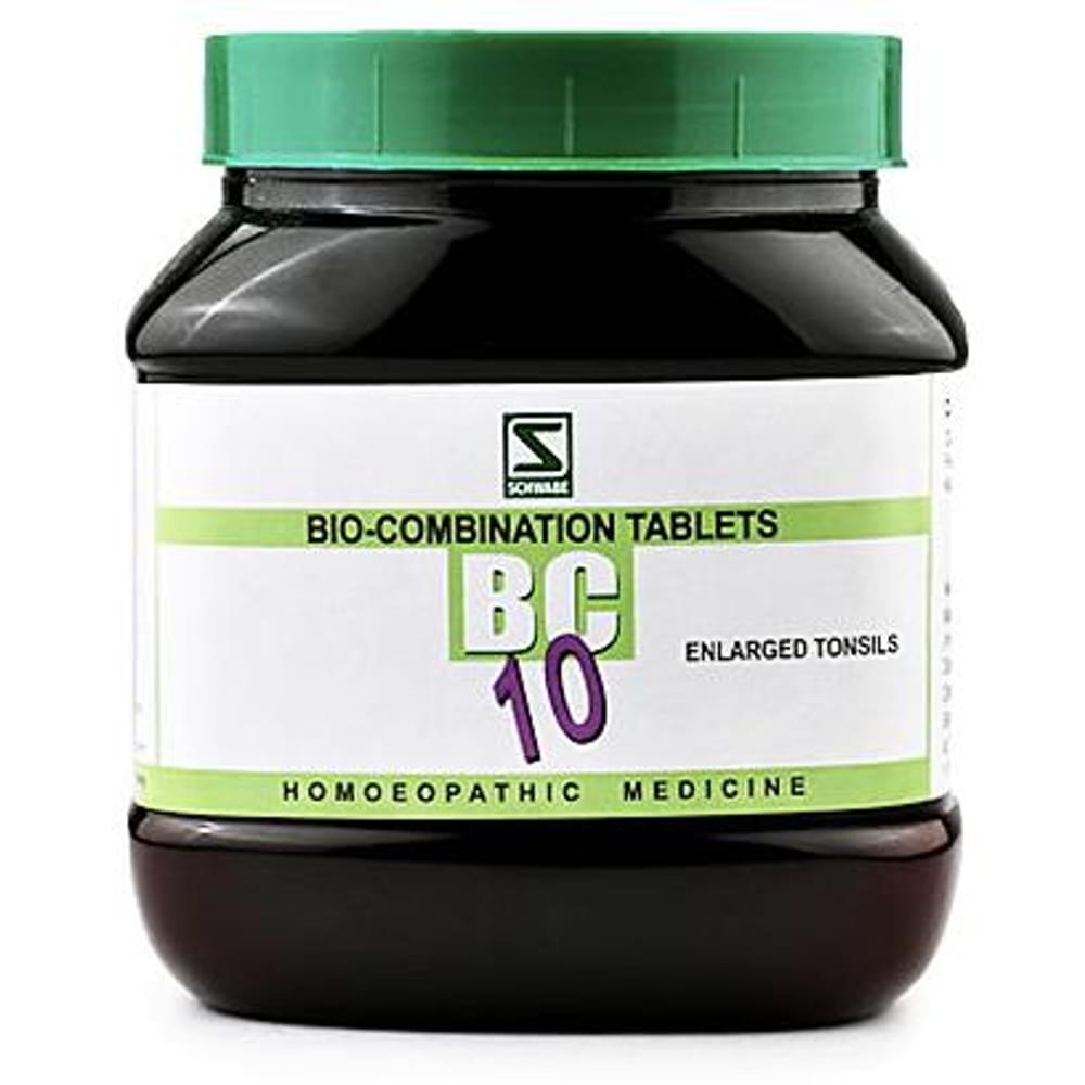 Dr Willmar Schwabe India Bio-Combination 10 (BC 10) Tablet bottle of 550 gm Biocombination Tablet