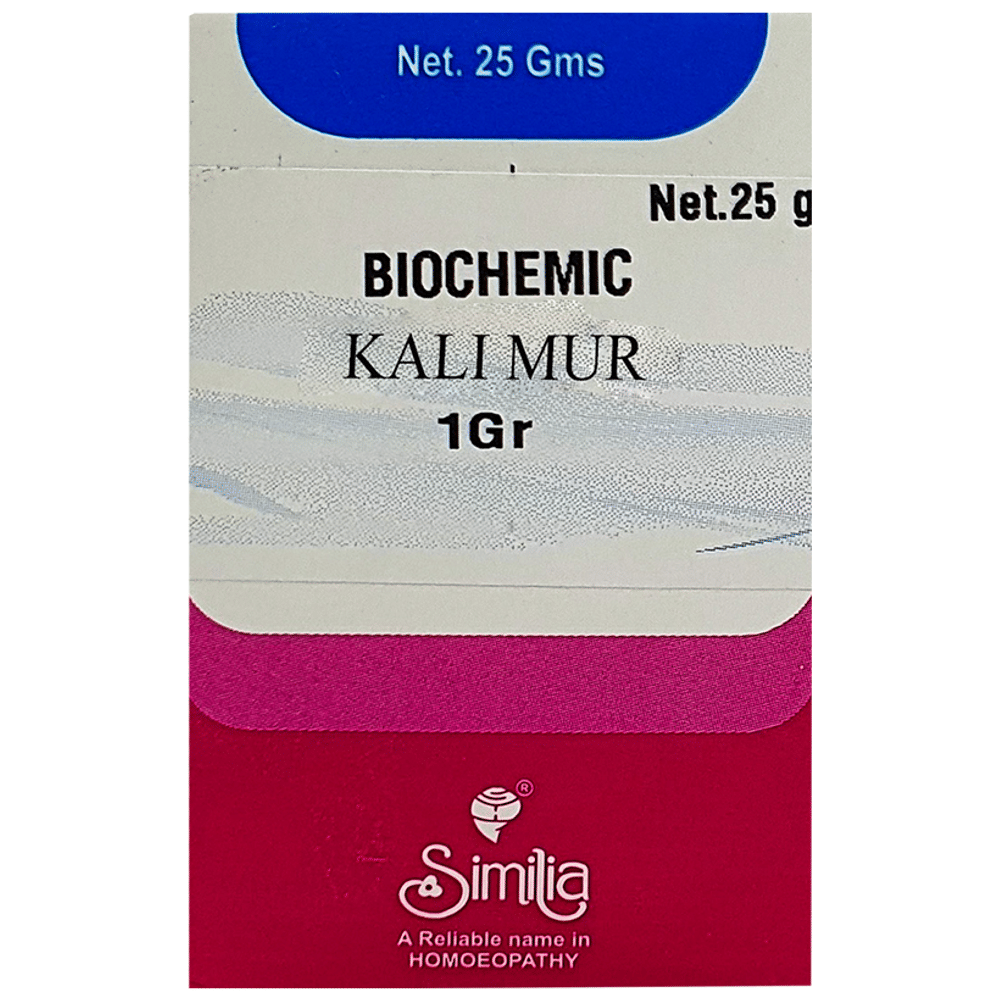 Similia Kali Mur Biochemic Tablet 6X bottle of 25 gm Biochemic Tablet