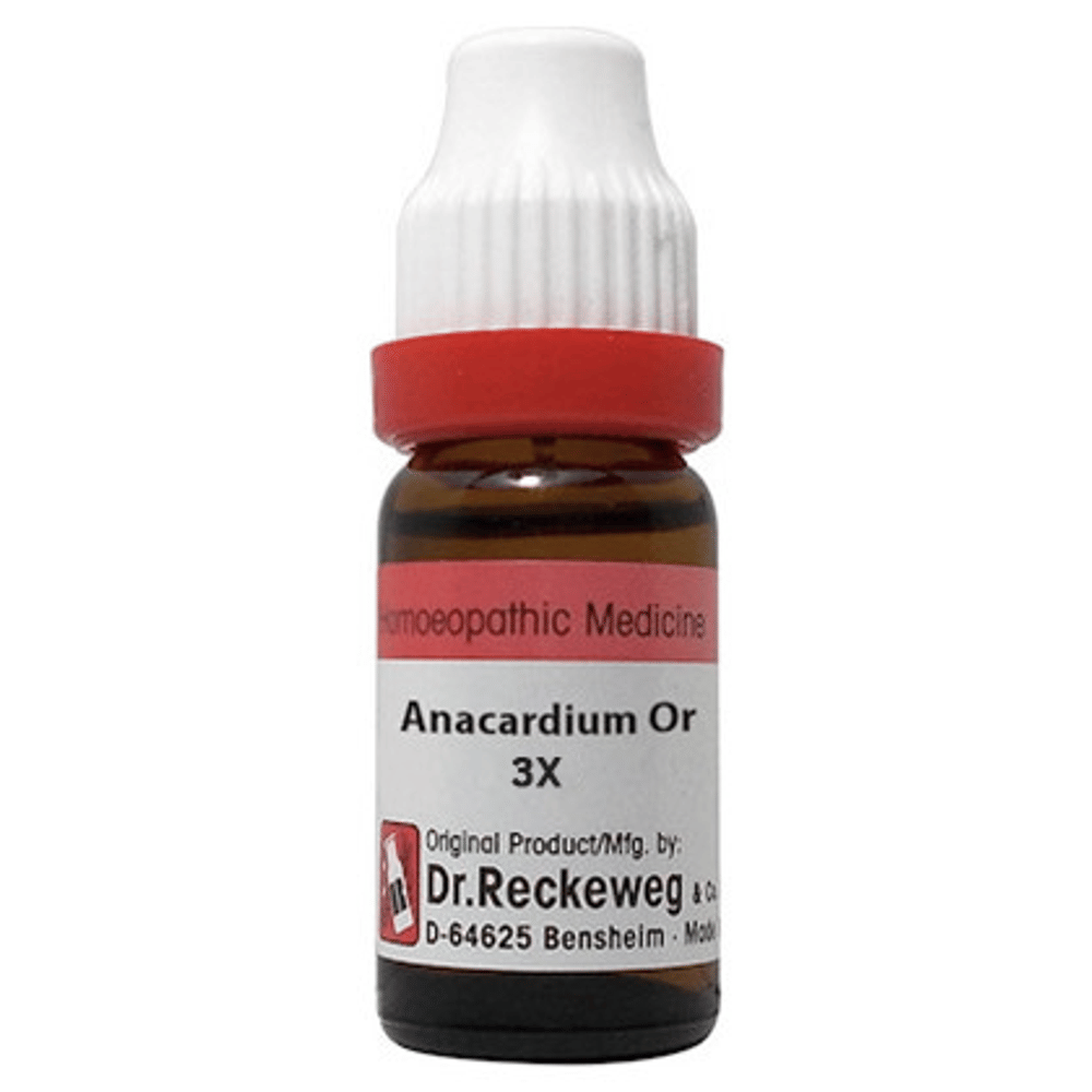 Dr. Reckeweg Anacardium Ori Dilution 3X bottle of 11 ml Dilution Dr. Reckeweg Anacardium Ori Dilution 3X bottle of 11 ml Dilution