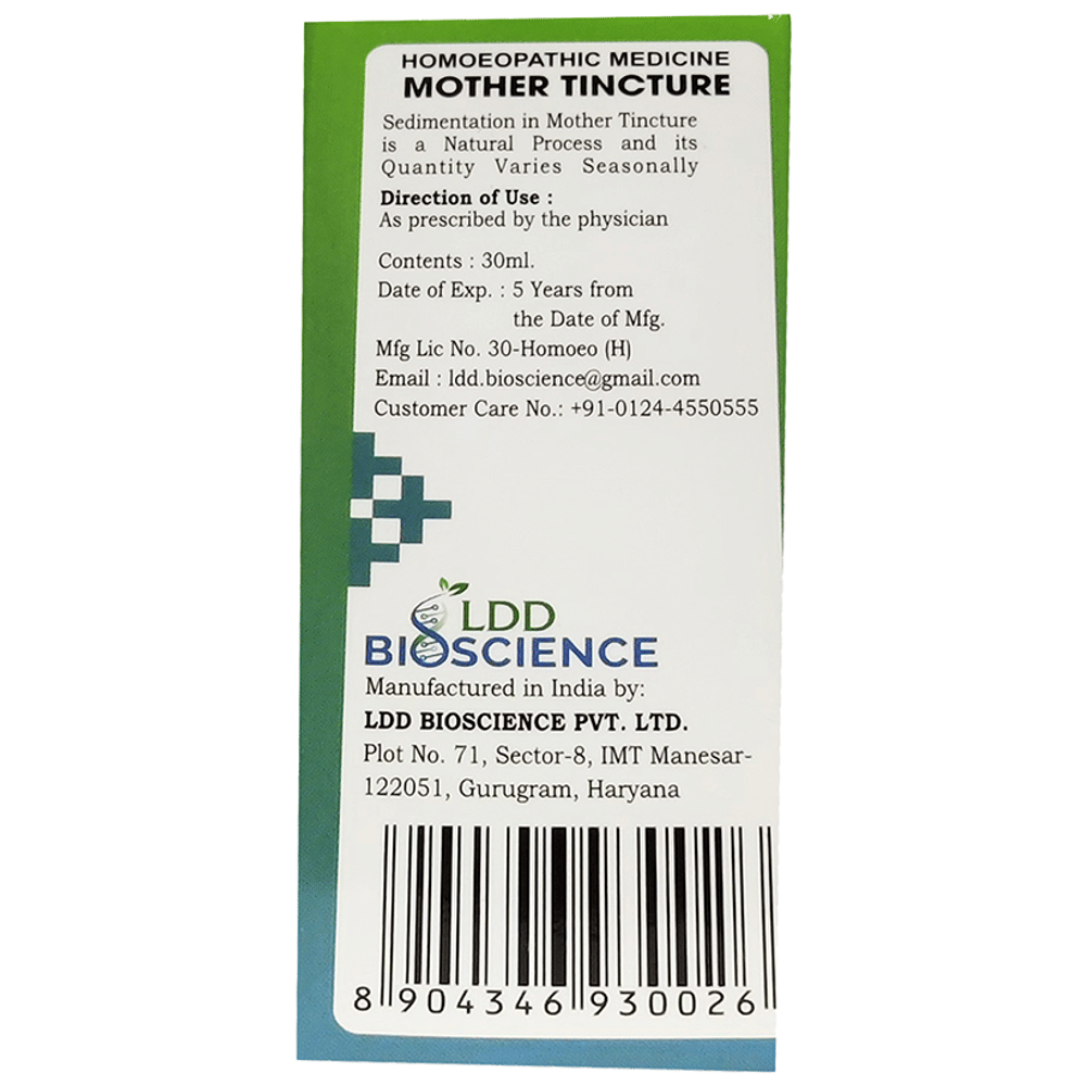 LDD Bioscience Ashwagandha Mother Tincture Q bottle of 30 ml Mother Tincture LDD Bioscience Ashwagandha Mother Tincture Q bottle of 30 ml Mother Tincture