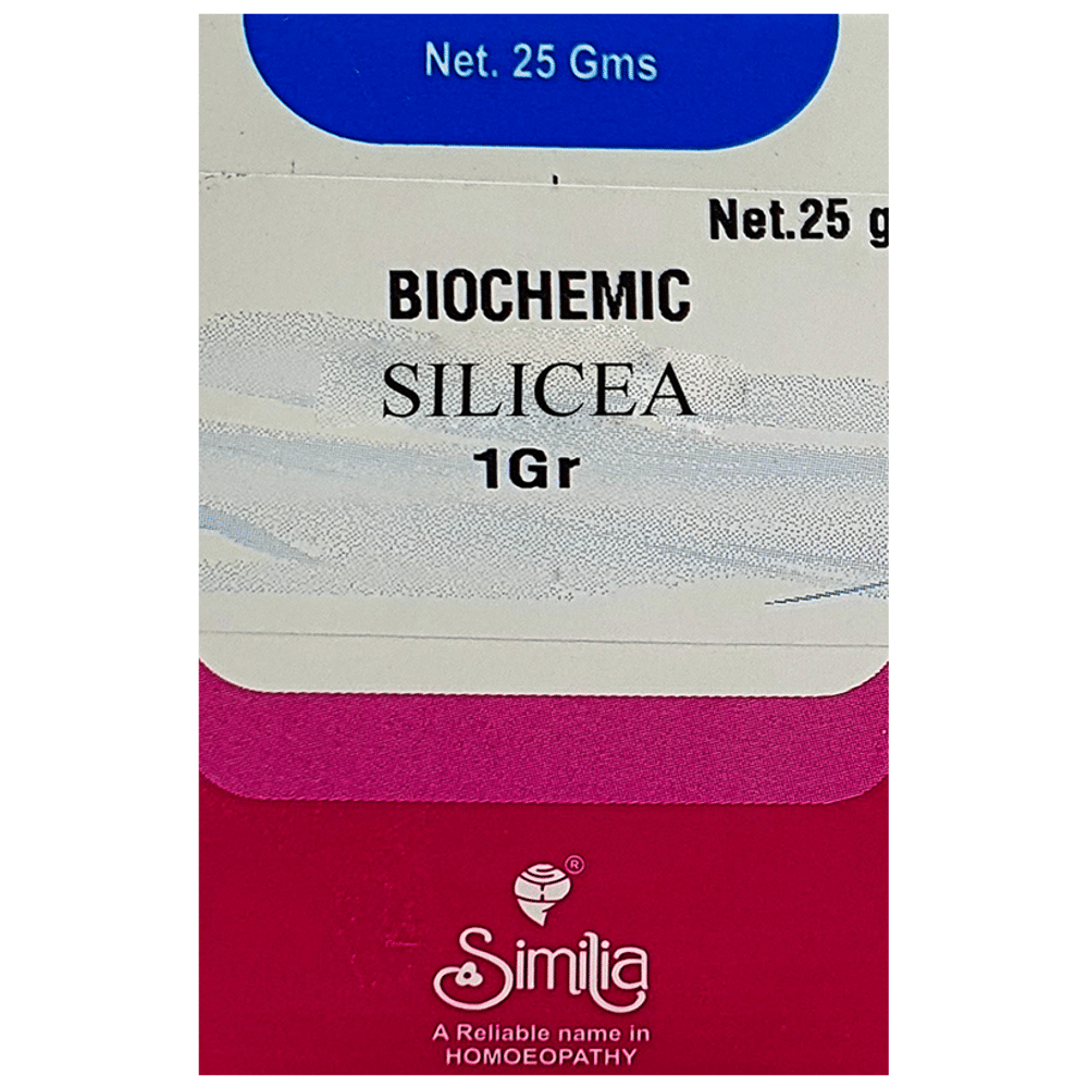Similia Silicea Biochemic Tablet 6X bottle of 25 gm Biochemic Tablet