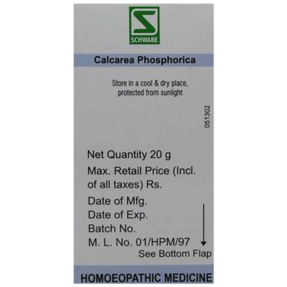 Dr Willmar Schwabe Germany Calcarea Phosphorica Biochemic Tablet 6X bottle of 20 gm Biochemic Tablet Dr Willmar Schwabe Germany Calcarea Phosphorica Biochemic Tablet 6X bottle of 20 gm Biochemic Tablet