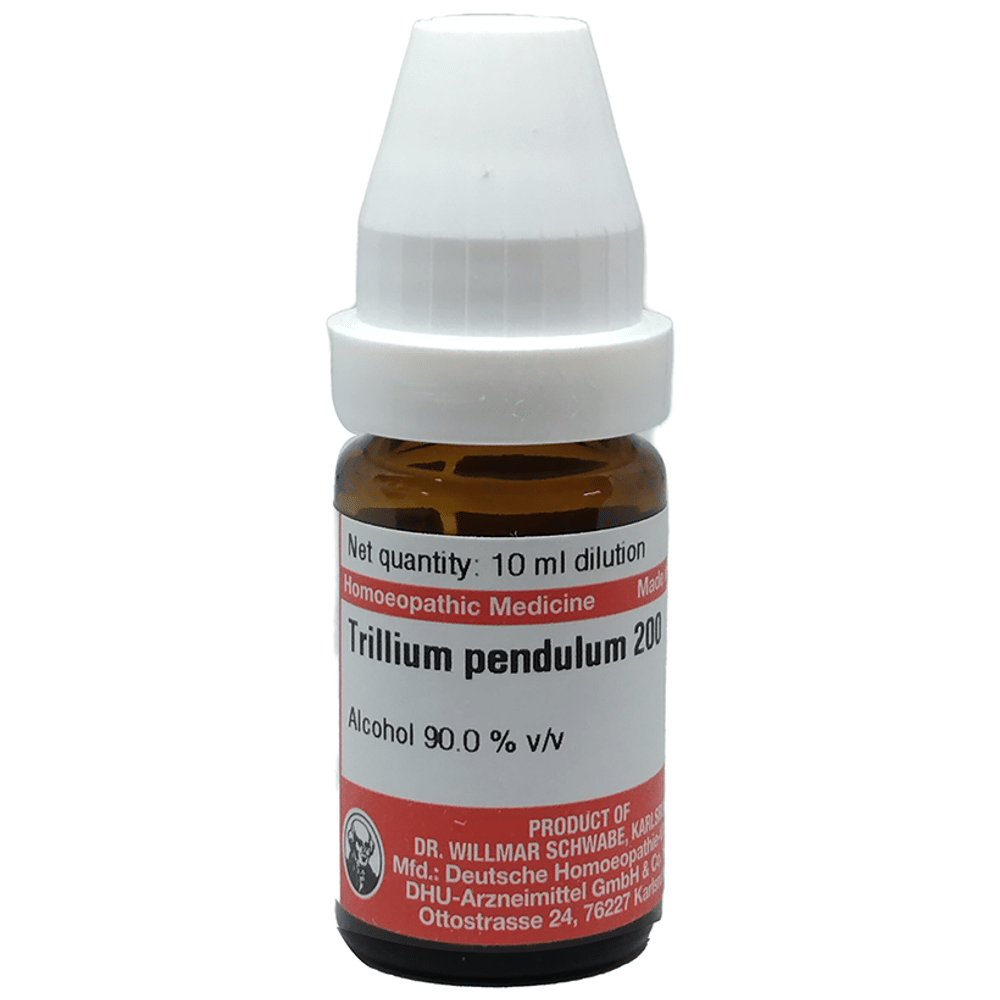 Dr Willmar Schwabe Germany Trillium Pendulum Dilution 200 bottle of 10 ml Dilution