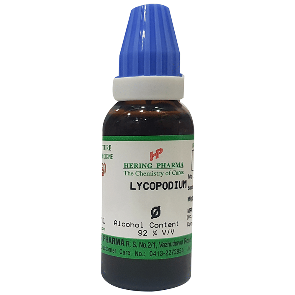 Hering Pharma Lycopodium Mother Tincture Q bottle of 30 ml Mother Tincture