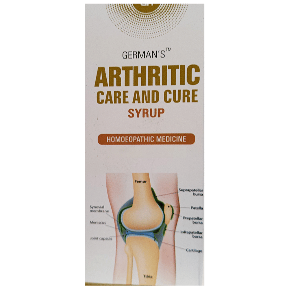 German's Arthritic Care and Cure Syrup bottle of 500 ml Syrup