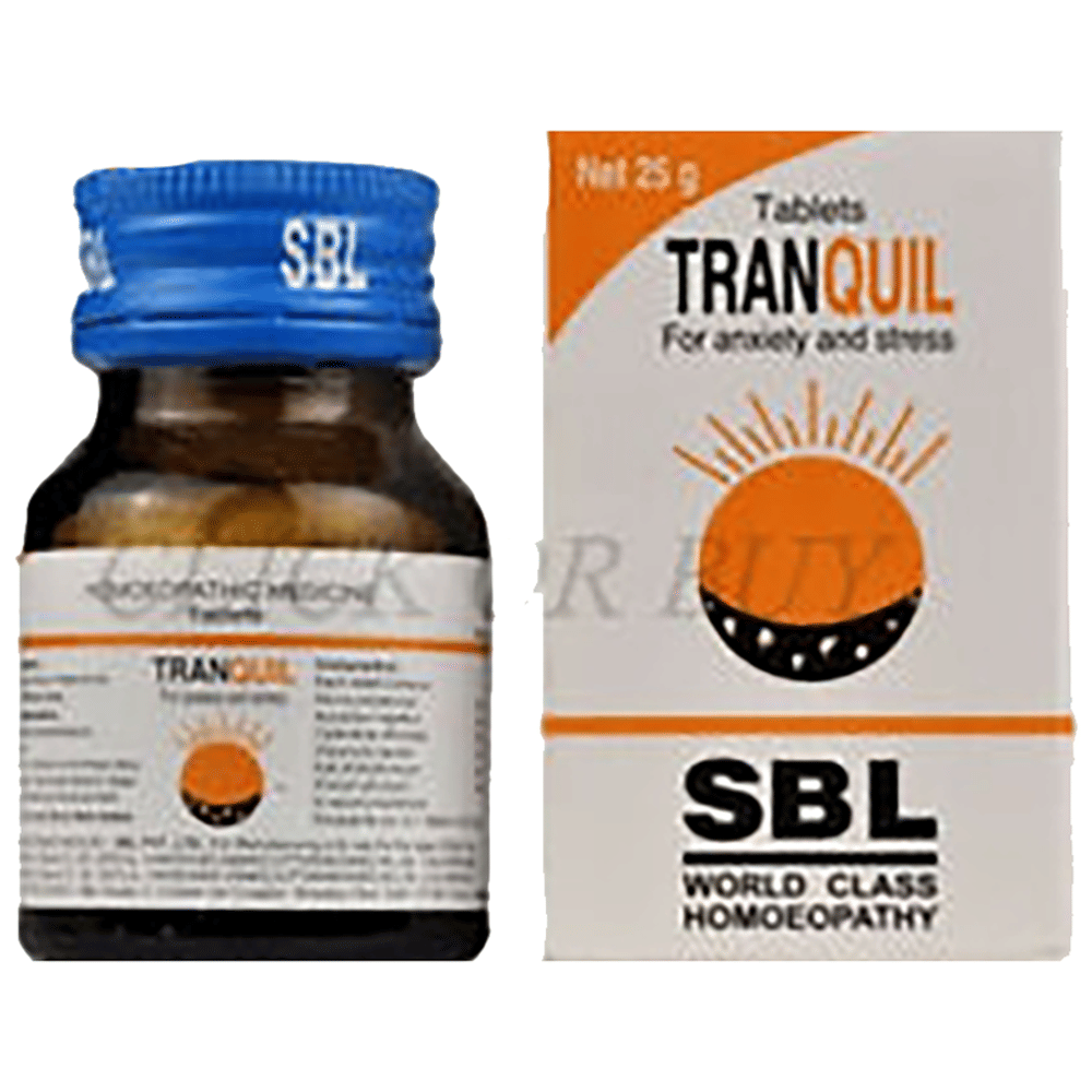 SBL Tranquil Tablet bottle of 25 gm Tablet