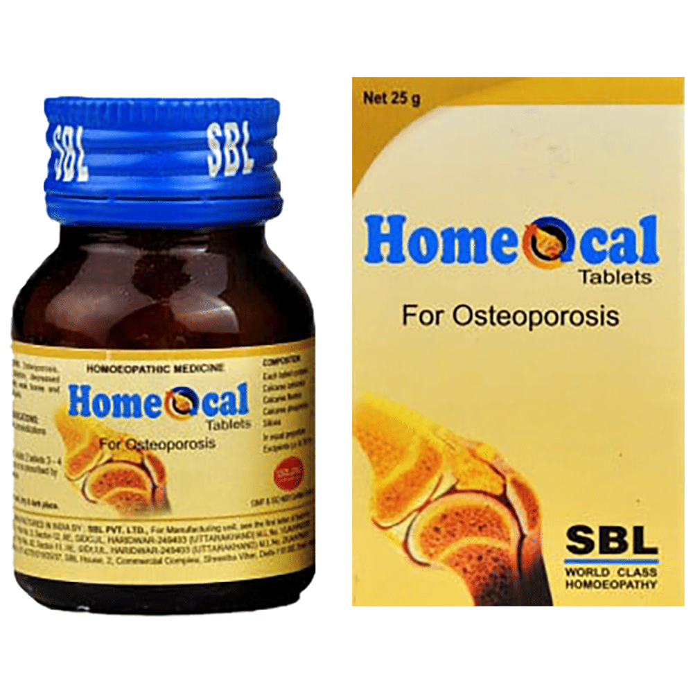 SBL Homeocal Tablet bottle of 25 gm Tablet