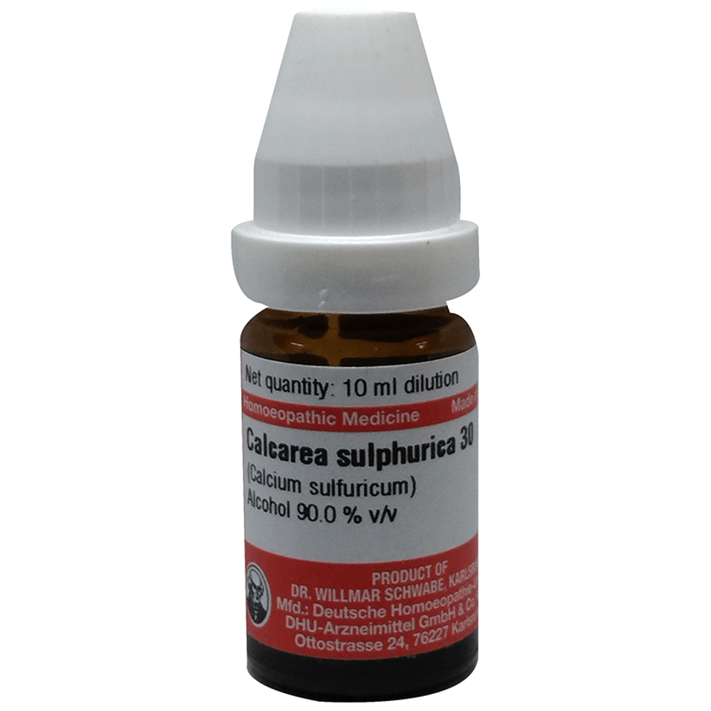 Dr Willmar Schwabe Germany Calcarea Sulphurica Dilution 30 bottle of 10 ml Dilution
