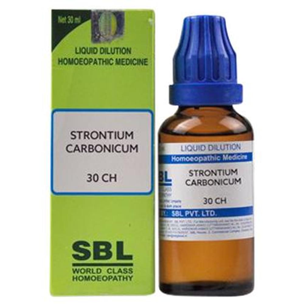 SBL Strontium Carbonicum Dilution 30 CH bottle of 30 ml Dilution