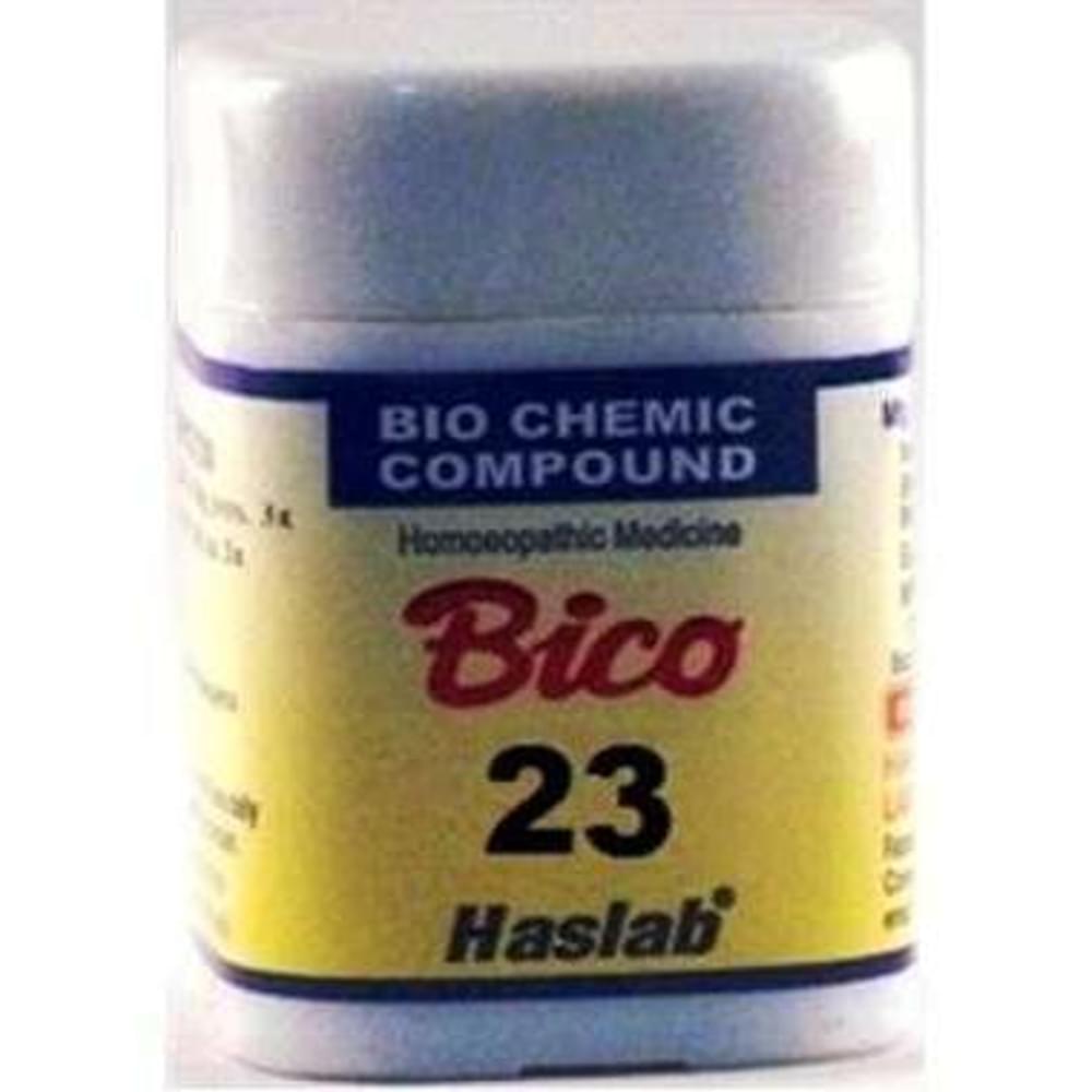 Haslab Bico 23 Biochemic Compound Tablet bottle of 20 gm Tablet Haslab Bico 23 Biochemic Compound Tablet bottle of 20 gm Tablet