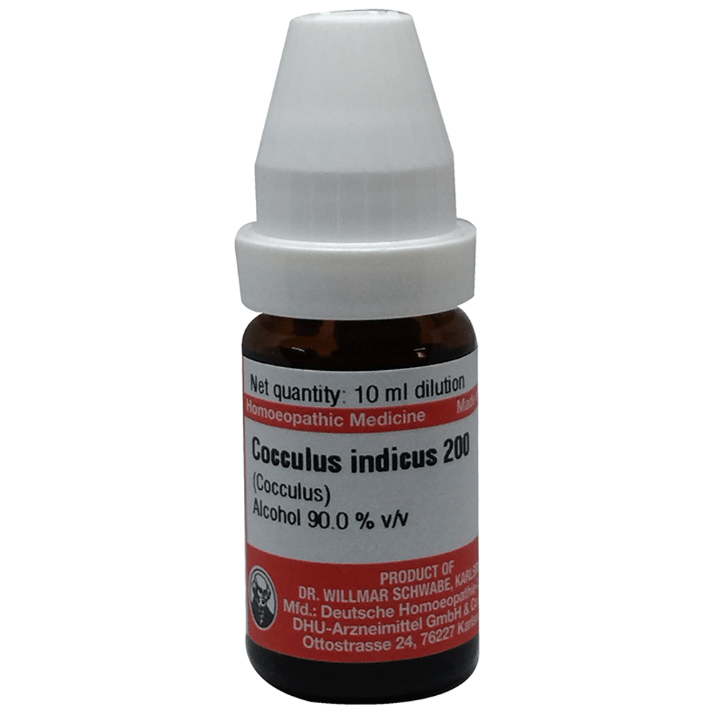 Dr Willmar Schwabe Germany Cocculus Indicus Dilution 200 bottle of 10 ml Dilution