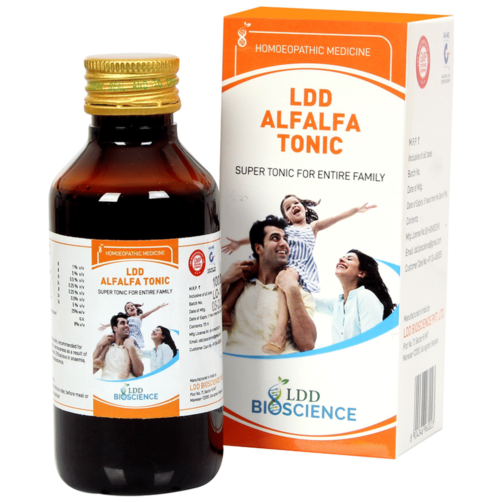 LDD Bioscience Alfalfa Tonic bottle of 450 ml Tonic