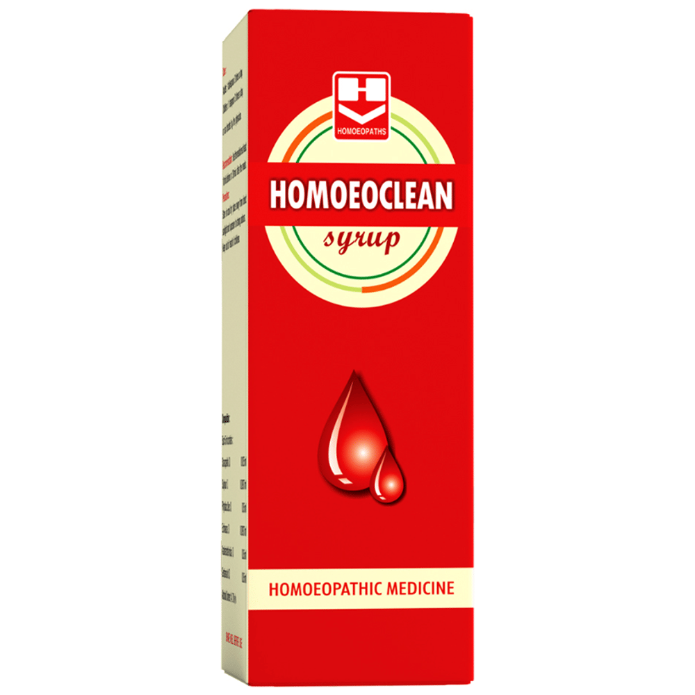 Homeopaths Homoeoclean Syrup bottle of 450 ml Syrup