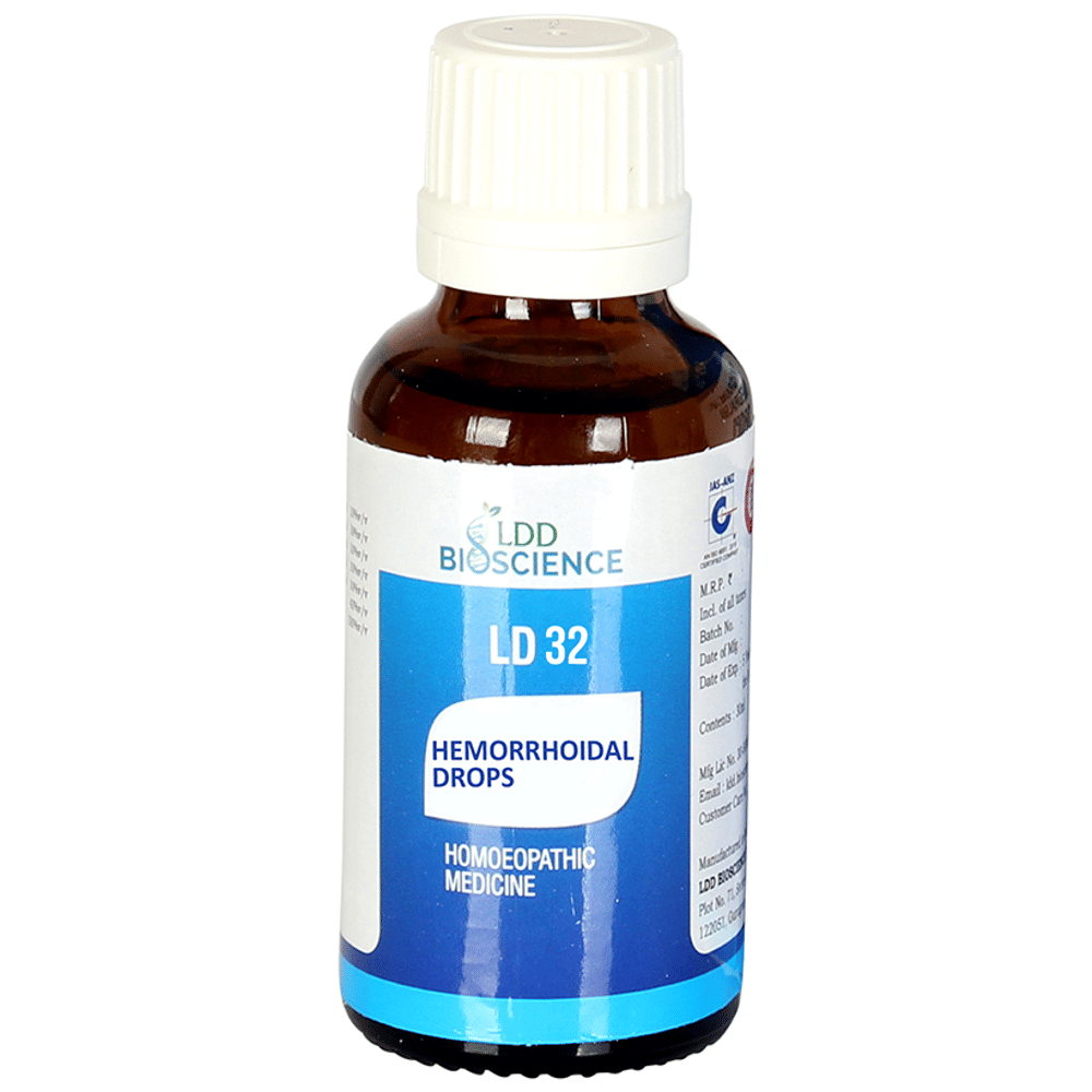 LDD Bioscience LD 32 Hemorrhoidal Drop bottle of 30 ml Drop LDD Bioscience LD 32 Hemorrhoidal Drop bottle of 30 ml Drop