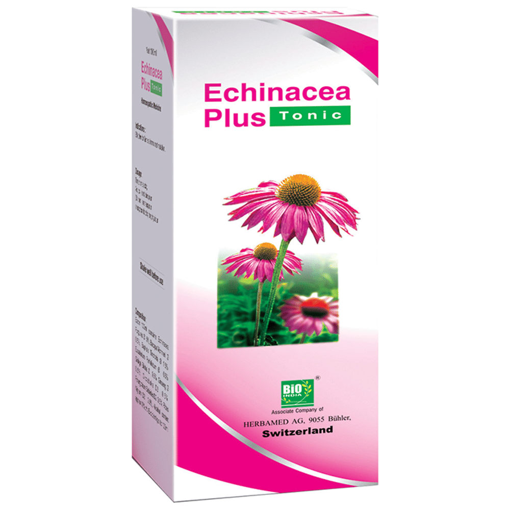 Bio India Echinacea Plus Tonic bottle of 120 ml Tonic Bio India Echinacea Plus Tonic bottle of 120 ml Tonic