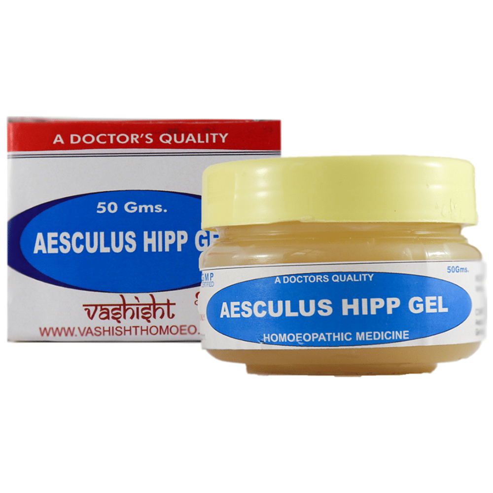 Vashisht Aesculus Hipp Gel jar of 50 gm Gel Vashisht Aesculus Hipp Gel jar of 50 gm Gel