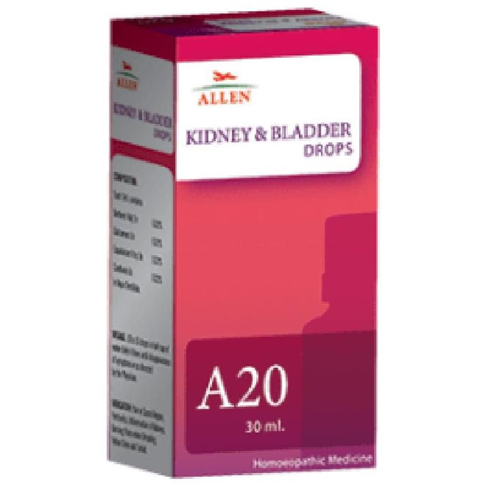 Allen A20 Kidney And Bladder Drop bottle of 30 ml Drop Allen A20 Kidney And Bladder Drop bottle of 30 ml Drop