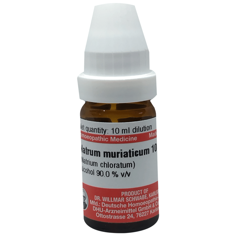 Dr Willmar Schwabe Germany Natrum Muriaticum Dilution 10M bottle of 10 ml Dilution