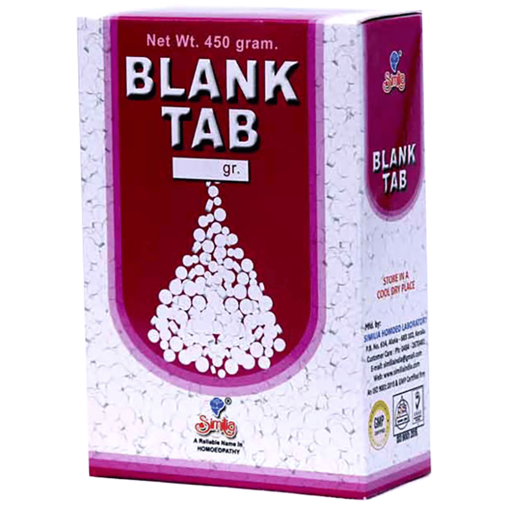 Similia Blank Tablet box of 450 gm Tablet