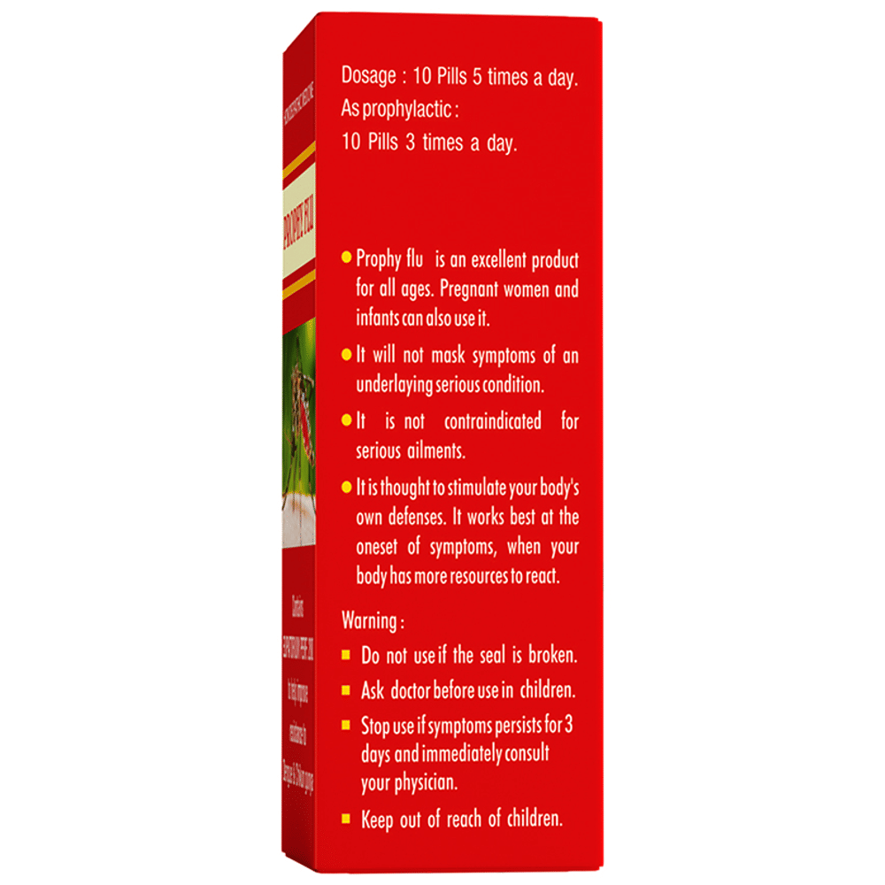 Homeopaths Prophy Flu bottle of 25 gm Tablet Homeopaths Prophy Flu bottle of 25 gm Tablet
