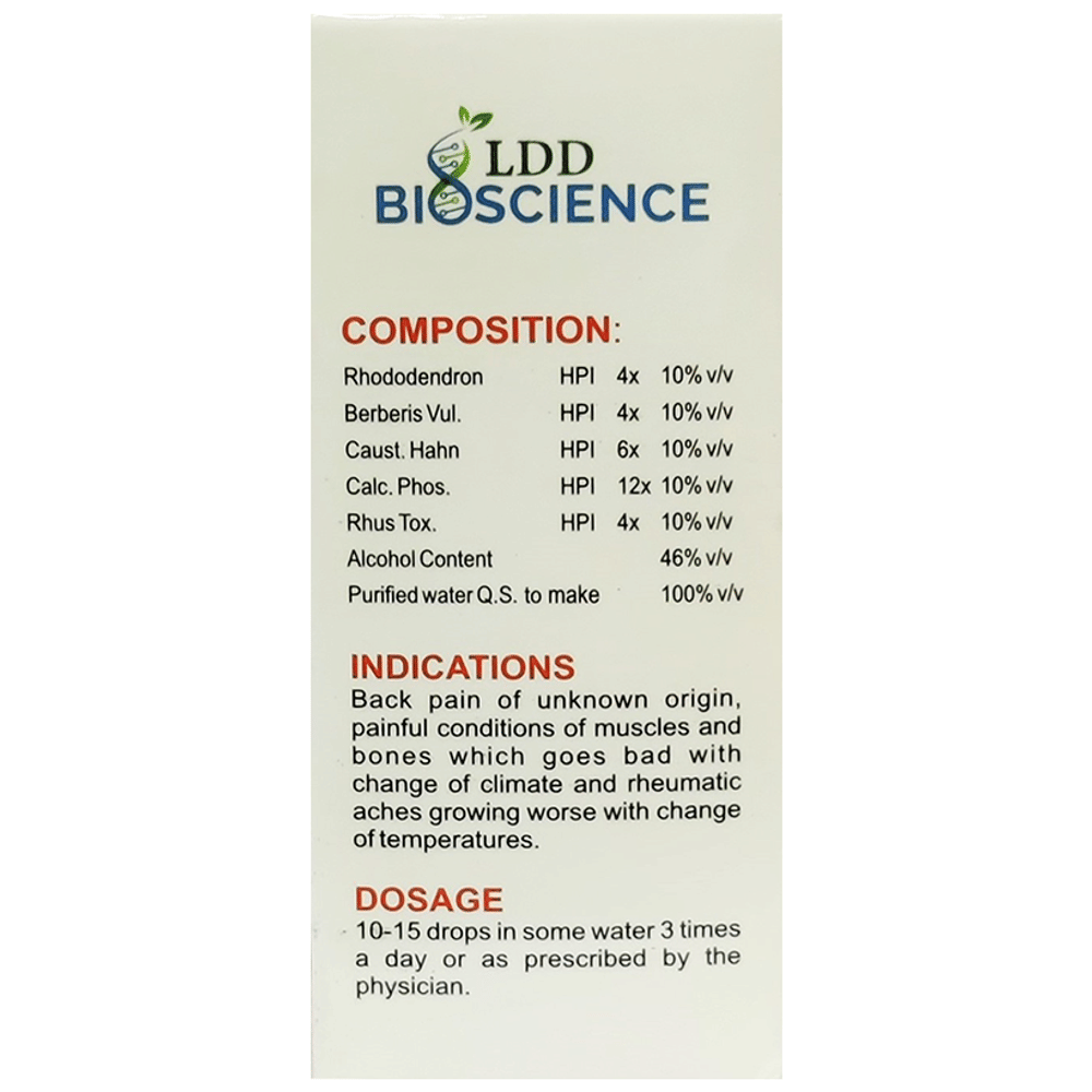 LDD Bioscience Rheuma Drop bottle of 30 ml Drop