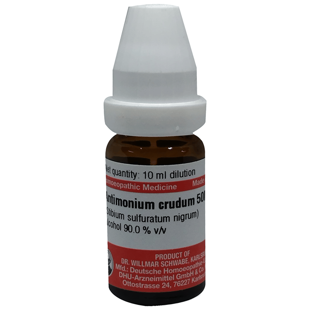 Dr Willmar Schwabe Germany Antimonium Crudum Dilution 50M bottle of 10 ml Dilution Dr Willmar Schwabe Germany Antimonium Crudum Dilution 50M bottle of 10 ml Dilution