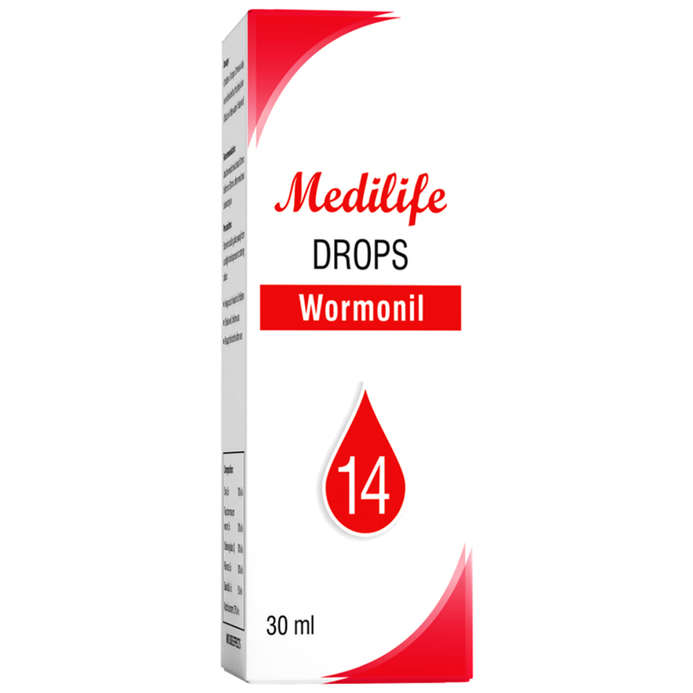 Medilife No 14 Wormonil Drop (30ml Each) box of 1 Bottle