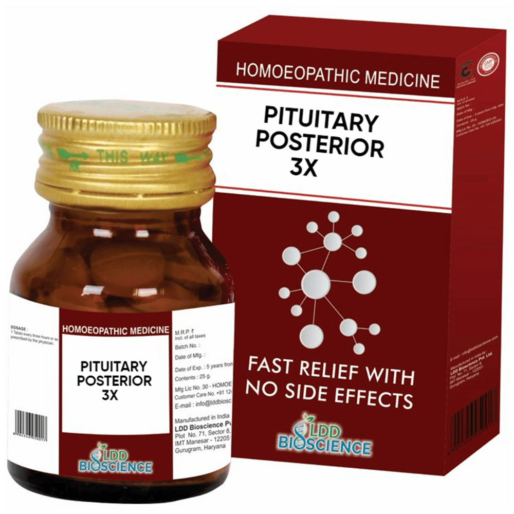 LDD Bioscience Pituitary Posterior 3X bottle of 25 gm Tablet