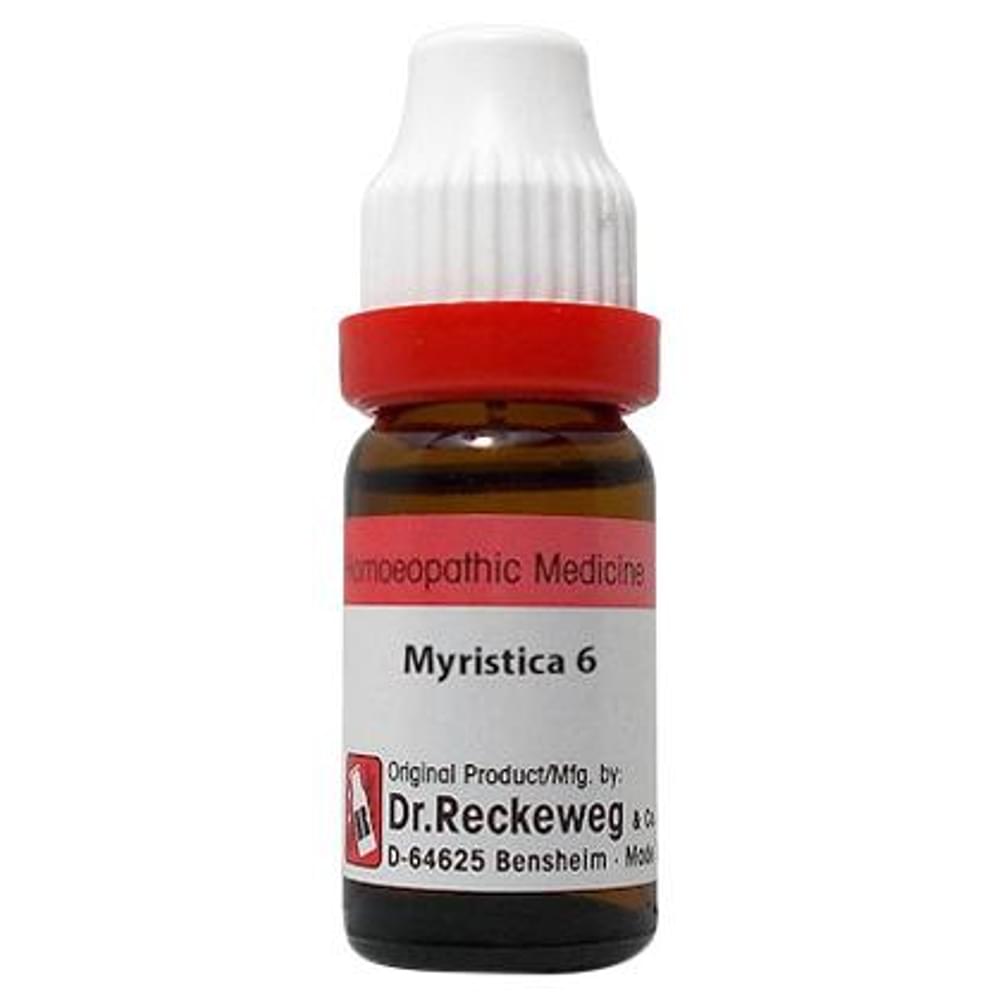 Dr. Reckeweg Myristica Dilution 6 CH bottle of 11 ml Dilution Dr. Reckeweg Myristica Dilution 6 CH bottle of 11 ml Dilution