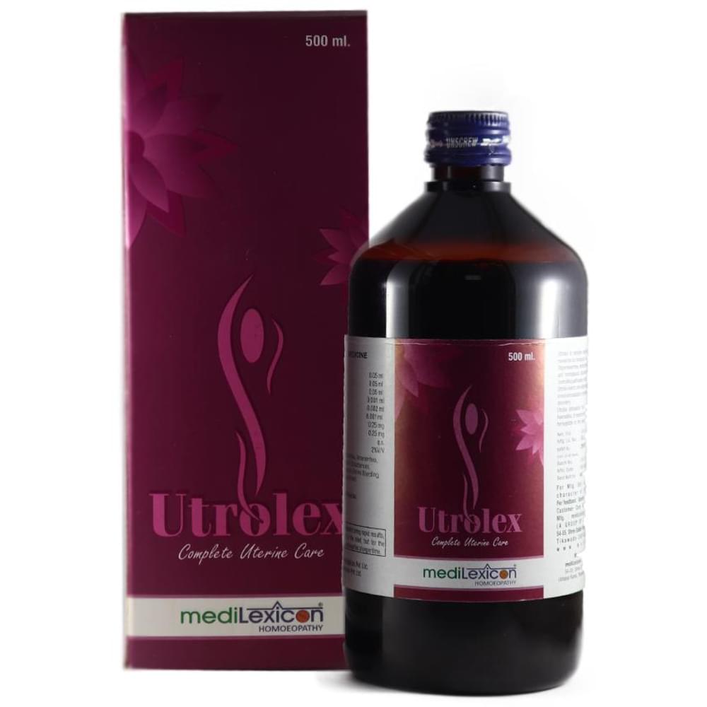 Medilexicon Utrolex Syrup bottle of 500 ml Syrup Medilexicon Utrolex Syrup bottle of 500 ml Syrup