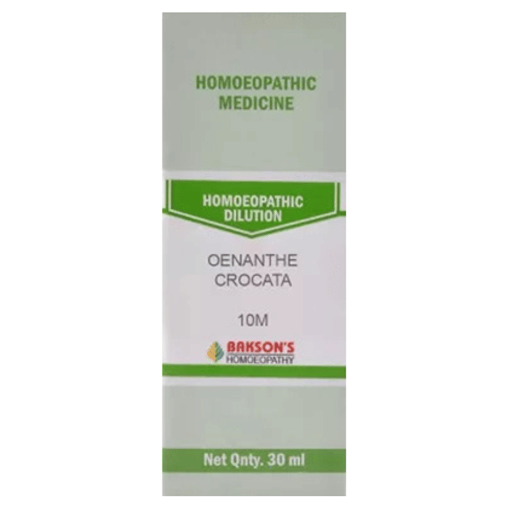 Bakson's Homeopathy Oenanthe Crocata Dilution 10M bottle of 30 ml Dilution