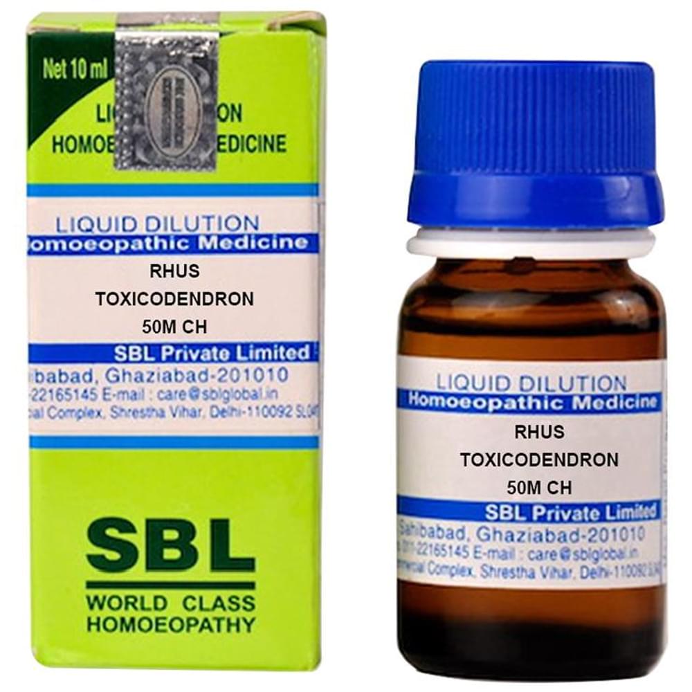 SBL Rhus Toxicodendron Dilution 50M CH bottle of 10 ml Dilution