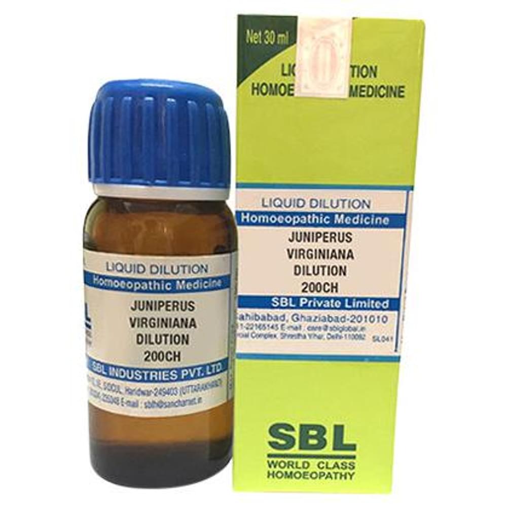 SBL Juniperus Virginian Dilution 200 CH bottle of 30 ml Dilution