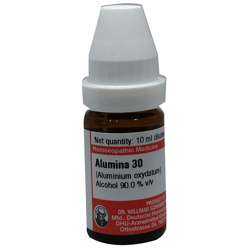 Dr Willmar Schwabe Germany Alumina Dilution 30 bottle of 10 ml Dilution