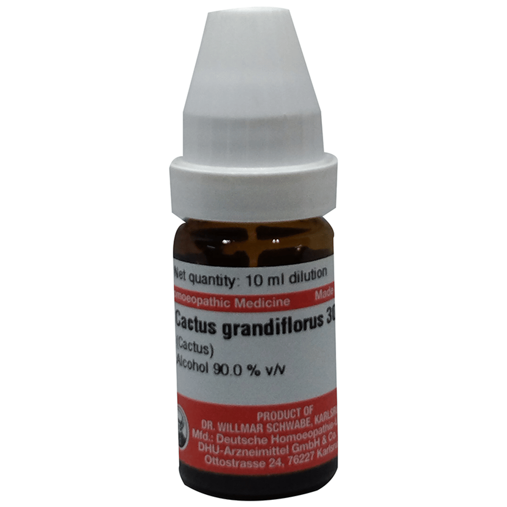Dr Willmar Schwabe Germany Cactus Grandiflorus Dilution 30 bottle of 10 ml Dilution