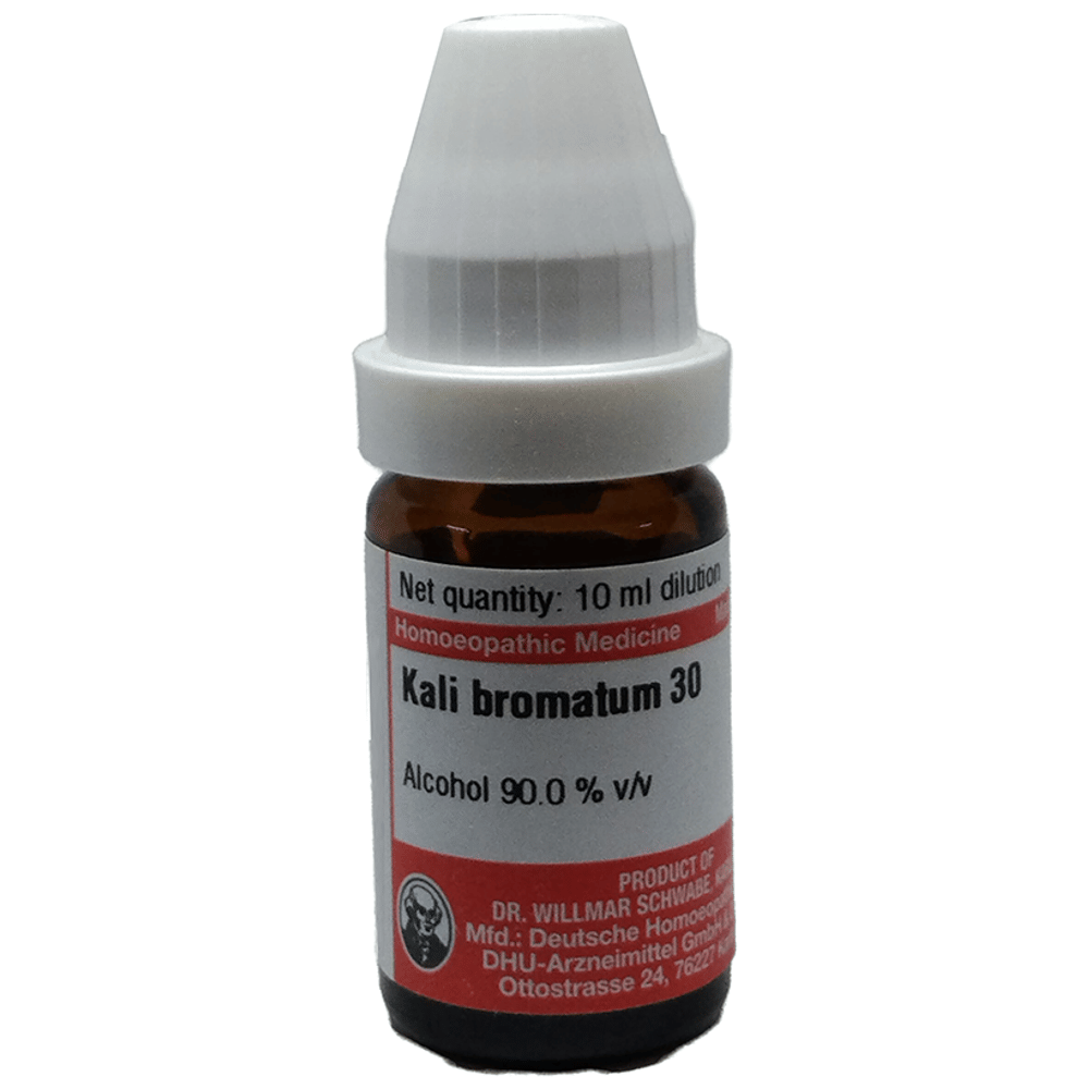 Dr Willmar Schwabe Germany Kali Bromatum Dilution 30 bottle of 10 ml Dilution