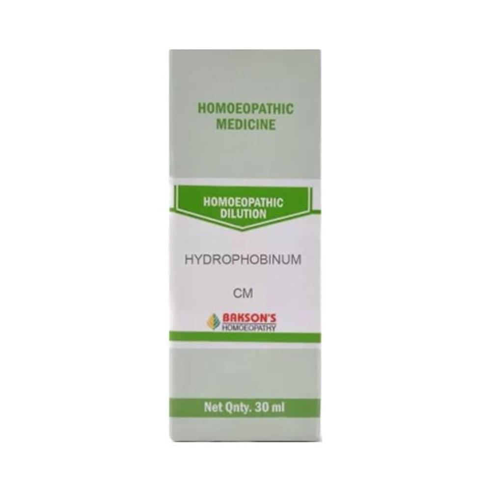 Bakson's Homeopathy Hydrophobinum Dilution CM bottle of 30 ml Dilution
