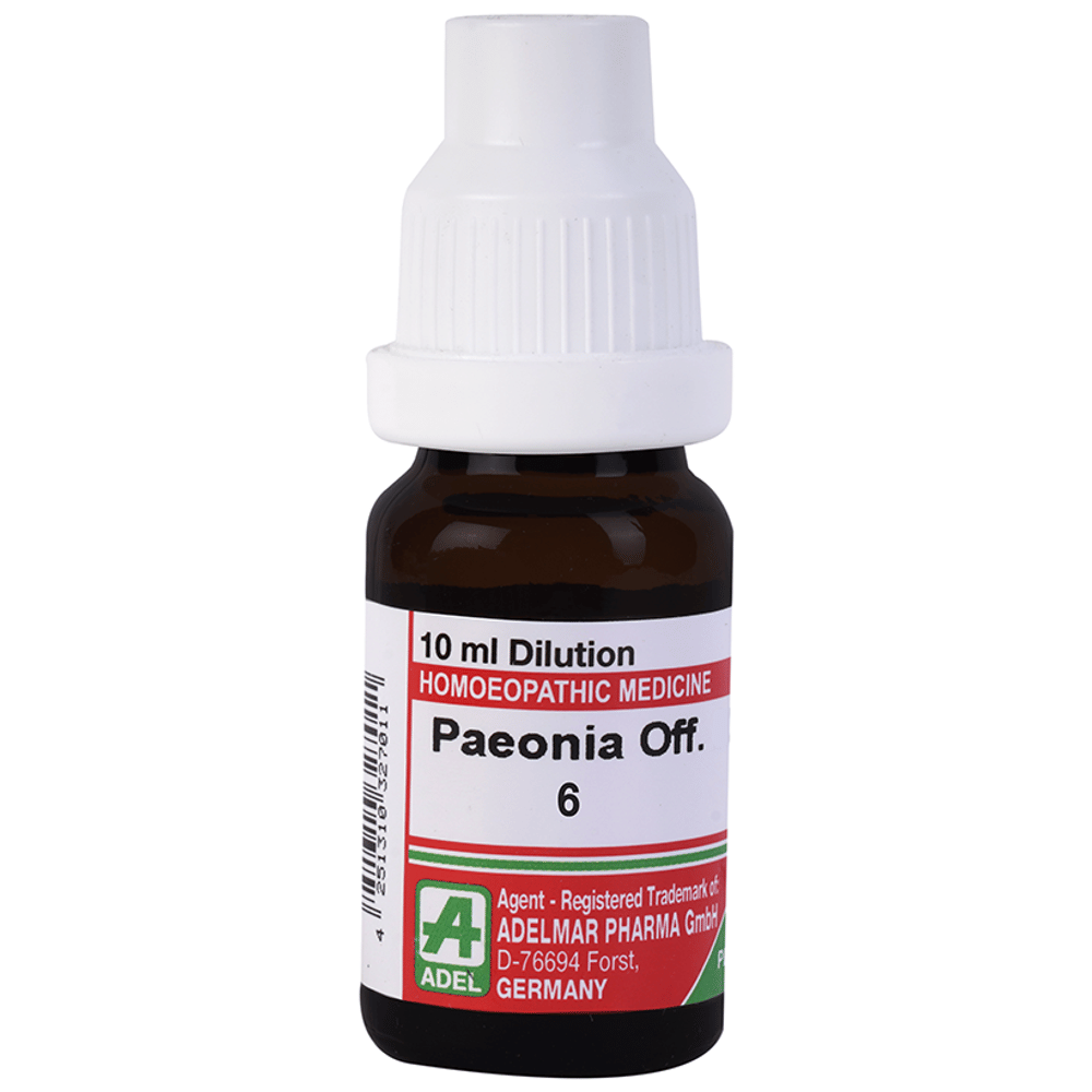 ADEL Paeonia Off. Dilution 6 bottle of 10 ml Dilution