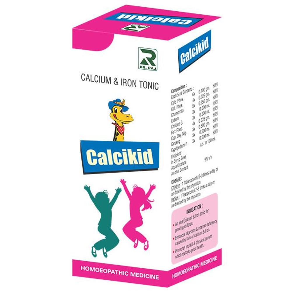 Dr. Raj Calcikid Tonic bottle of 200 ml Tonic Dr. Raj Calcikid Tonic bottle of 200 ml Tonic