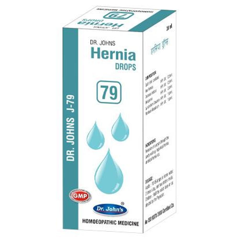 Dr. Johns J-79 Hernia Drop bottle of 30 ml Drop Dr. Johns J-79 Hernia Drop bottle of 30 ml Drop