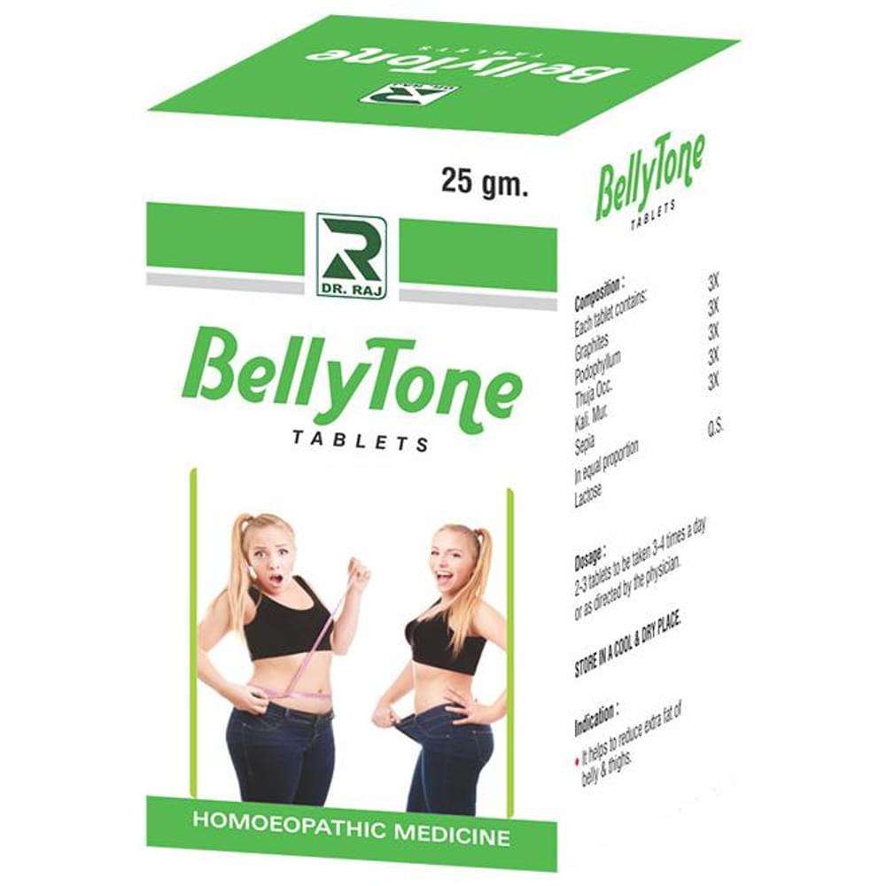 Dr. Raj Belly Tone Tablet bottle of 25 gm Tablet Dr. Raj Belly Tone Tablet bottle of 25 gm Tablet