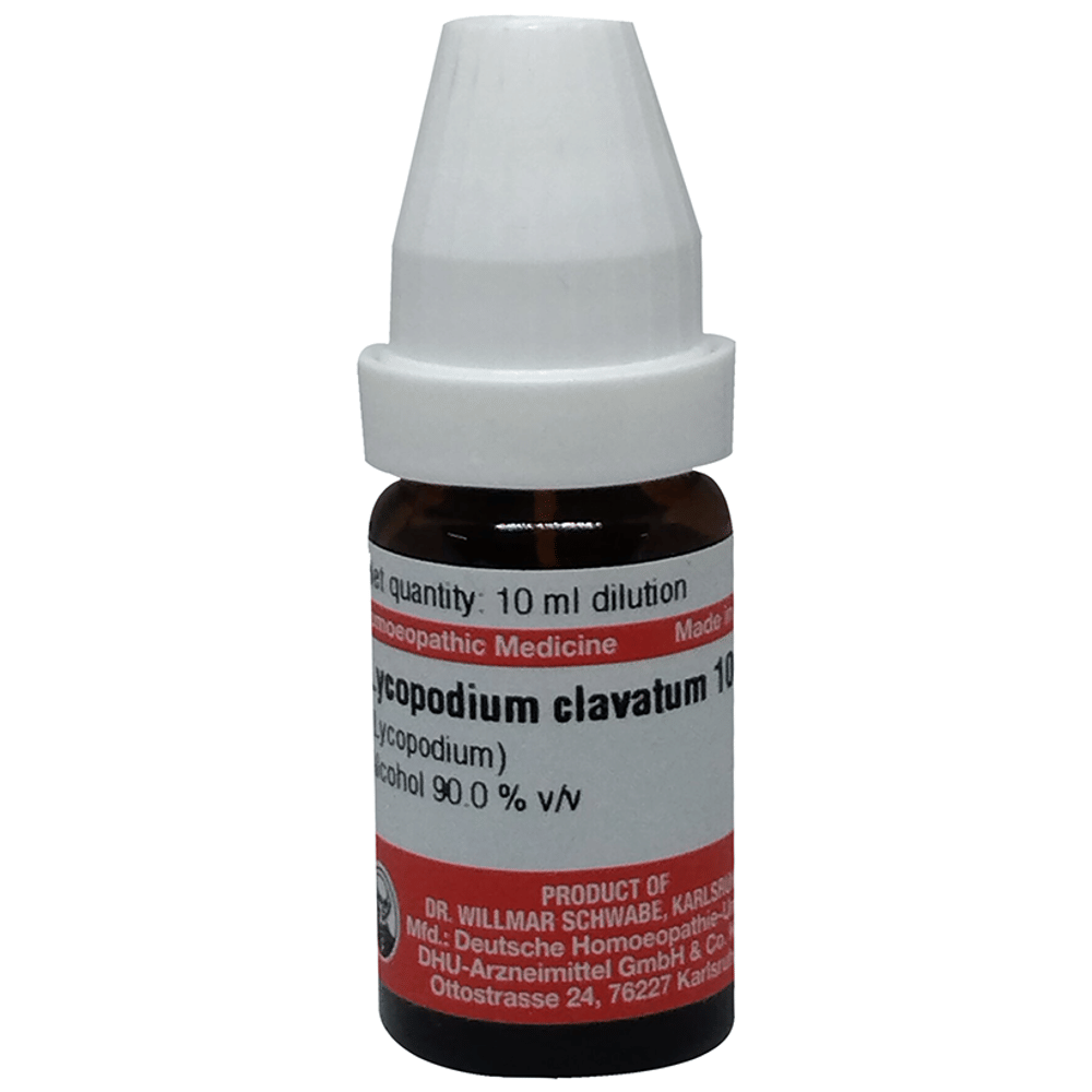 Dr Willmar Schwabe Germany Lycopodium Clavatum Dilution 10M bottle of 10 ml Dilution