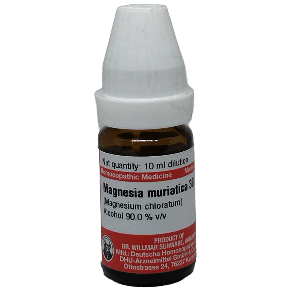 Dr Willmar Schwabe Germany Magnesia Muriatica Dilution 30 bottle of 10 ml Dilution