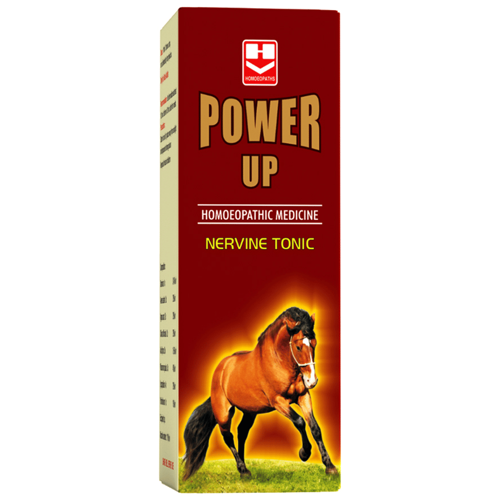 Homeopaths Power Up Nervine Tonic bottle of 100 ml Tonic Homeopaths Power Up Nervine Tonic bottle of 100 ml Tonic