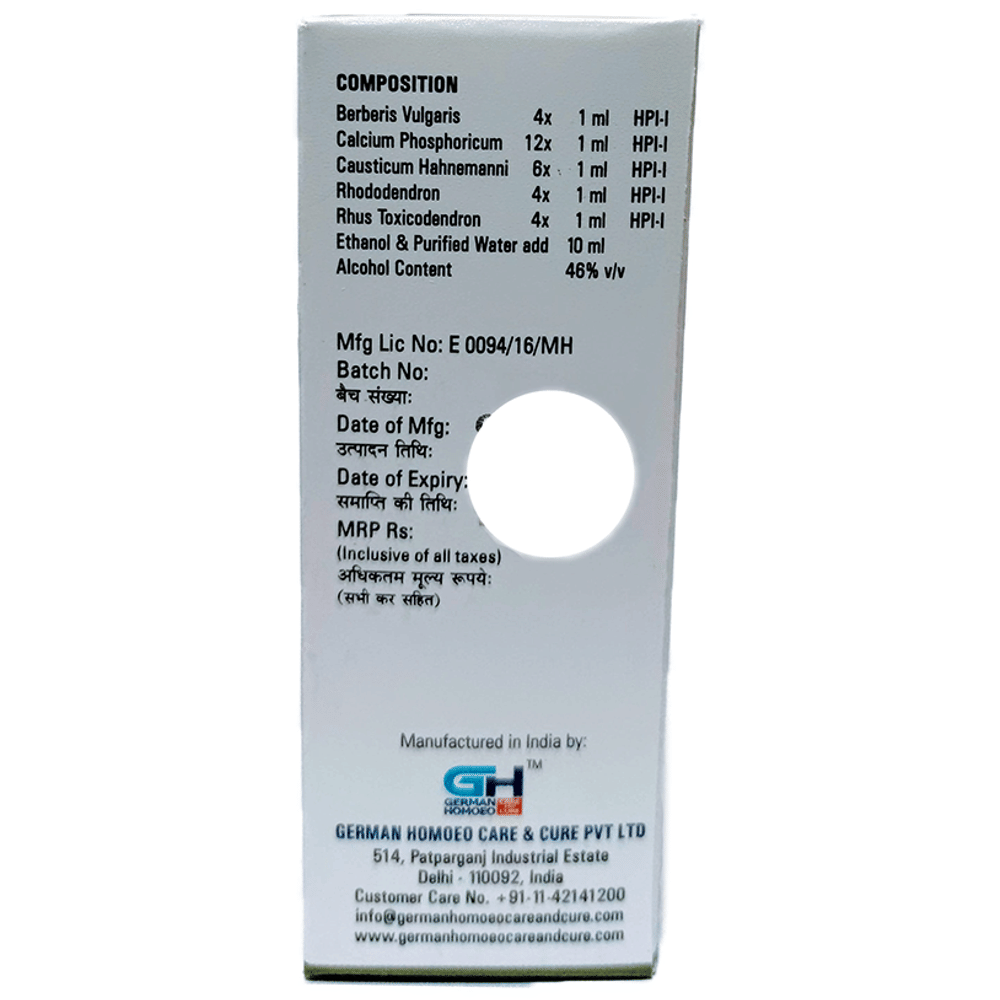 German's Rheumatic Care and Cure Drop bottle of 30 ml Drop German's Rheumatic Care and Cure Drop bottle of 30 ml Drop